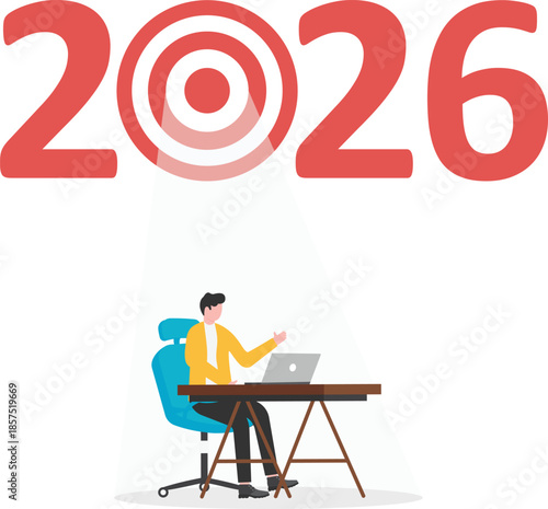 New year 2026, eps 10
