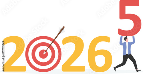 New year 2026, eps 10