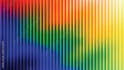 Glass ripple texture with dark gradient background and lilac light streaks. Futuristic distortion, moody abstract glow, reeded vertical blur. Vector illustration