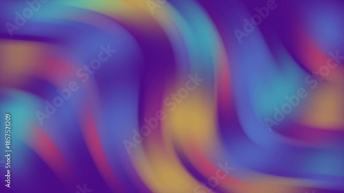 Abstract Soft Liquid Multicolor Gradient Loopable Background Animation