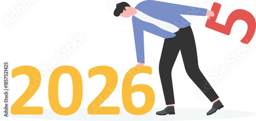 New year 2026, eps 10