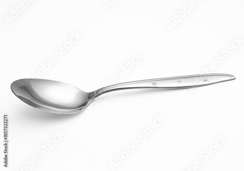spoon on white background