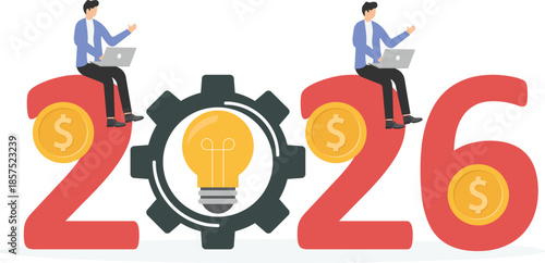 New year 2026, eps 10