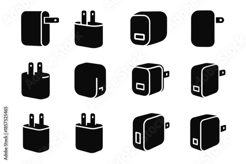Arc slab compact bar strip tile rounded travel ridge usb icon vector
