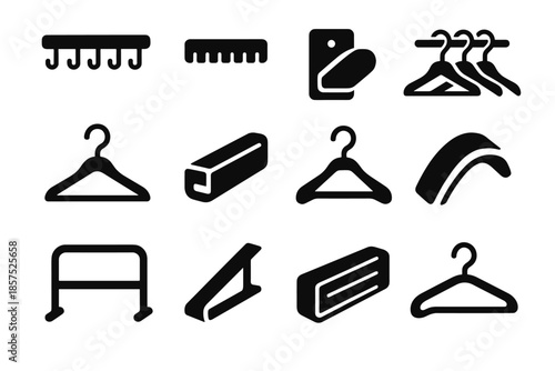 Arc strip rack edge frame closet slab contour tile icon icons vector