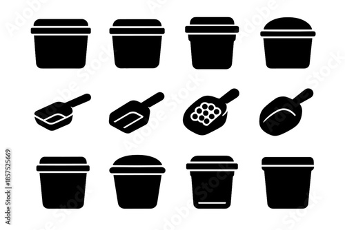 Strip ridge inner pet food arc icon support liner vector icons edge