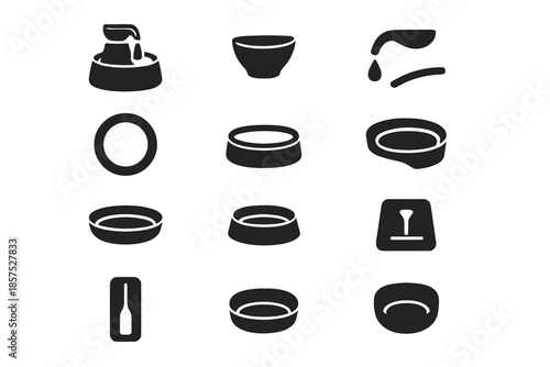 Icon splash footing level accent vector drip cup multi pet tiered channel