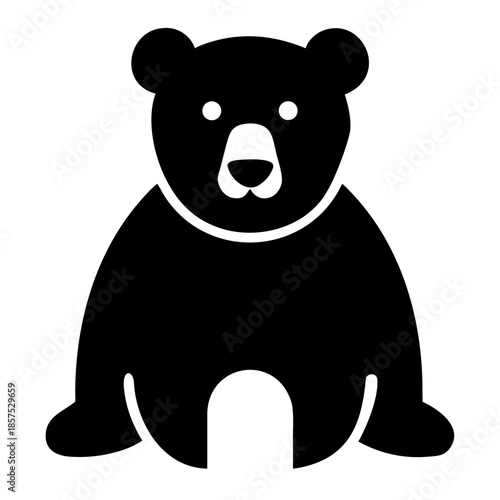 silhouette of a grizzly bear