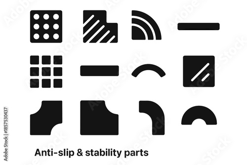 Ridge subtle anti slab icon tiny tile curve vector slip dot smooth