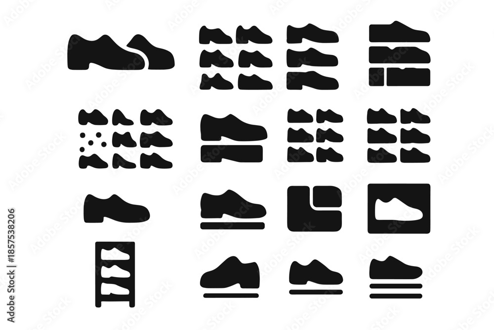 Obraz premium Organize piece icon arc cluster vector organization subtle grouped tile icons bar