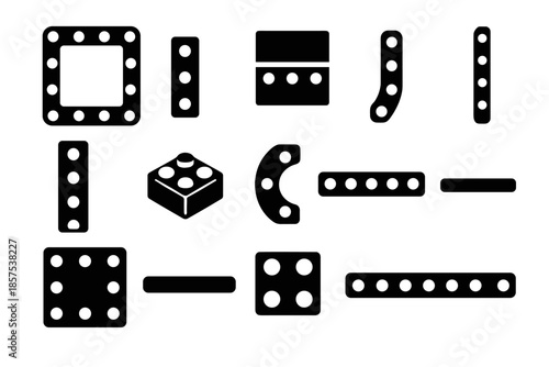 Icon pantry vector icons assembly strip bin tile tiny piece contour slab