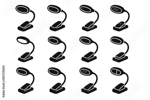 Arc reading bump subtle slab small segment vector icon clip neck icons