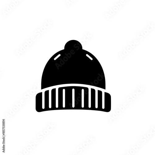 Winter Cap Vector – Cozy Stylish Knit Beanie Hat Illustration