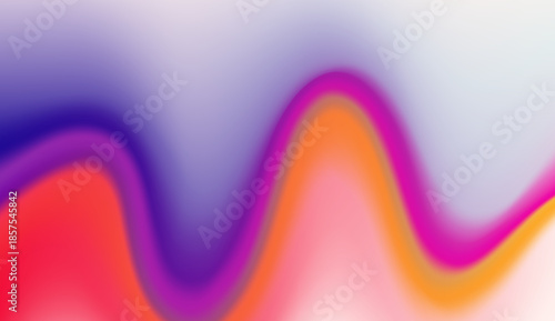Vibrant abstract background featuring soft flowing waves of saturated colors including vivid red purple orange and bright pink hues