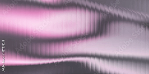 Smooth purple and pink silk fabric waves create a flowing abstract design texture with soft light and shiny satin motion for a violet art wallpaper backdrop