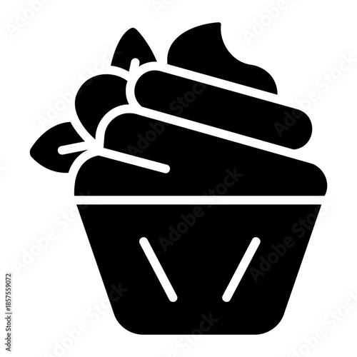 cupcake Solid icon