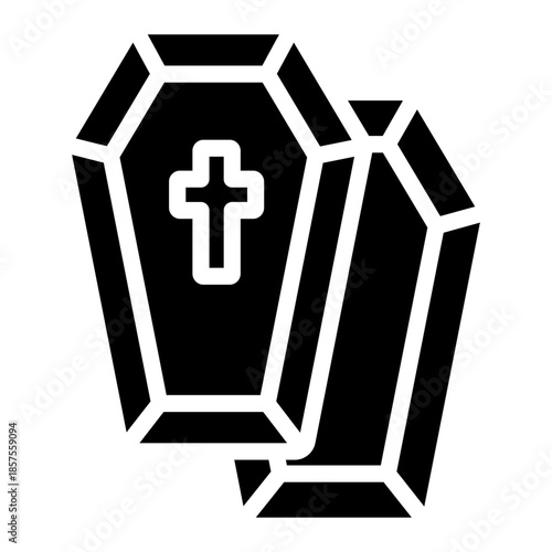 coffin Solid icon
