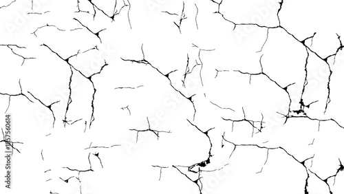 Vector cracked texture overlay. 