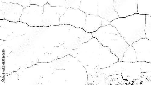 Vector cracked texture overlay. 