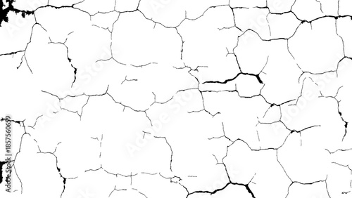 Vector cracked texture overlay. 