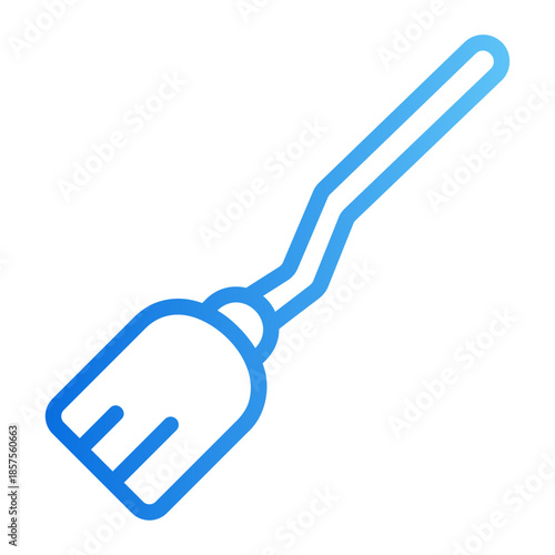 broom Line Gradient Icon