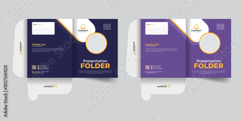 Professional business file folder templates for branding, marketing, and corporate file presentation.