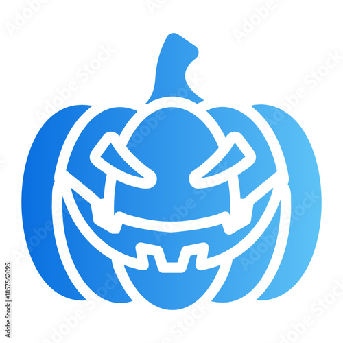 pumpkin Line Gradient Icon