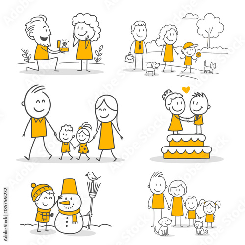 Precious moments reflecting lifelong happy family bonds woven with love and togetherness sharing every stage of life.