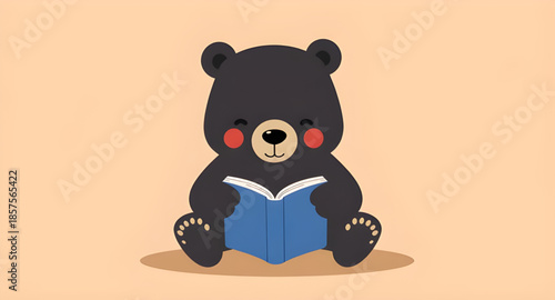 teddybear, plushie, toy, stuffedanimal, cute, cartoon, bear, reading, book, storytime, children, kid, cozy, home, study, library, bedtime, nursery, education, learning, imagination, literacy, classroo