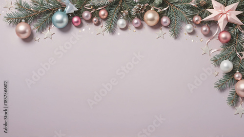 Pastel Ribbon Star Ornament Frame