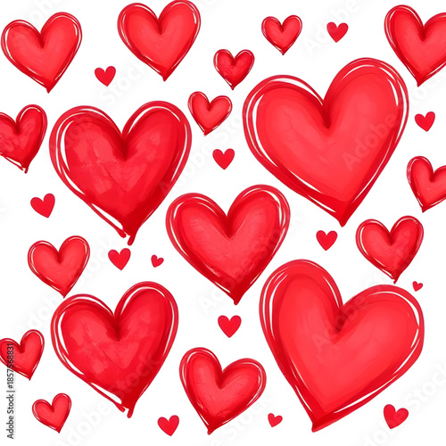 seamless pattern with red hearts background, red heart seamless, romantic heart pattern, valentine heart wallpaper, repeating red hearts, cute heart background, love heart pattern, seamless romance pr