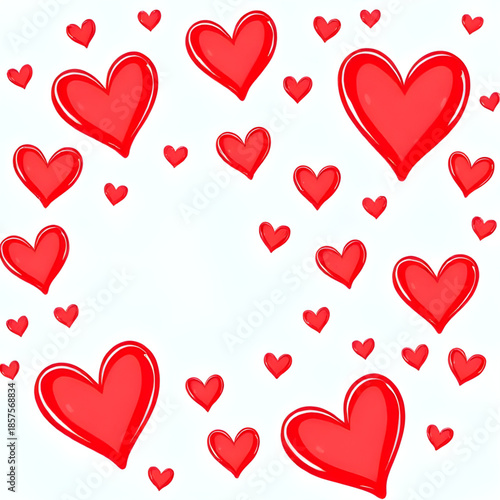 seamless pattern with red hearts background, red heart seamless, romantic heart pattern, valentine heart wallpaper, repeating red hearts, cute heart background, love heart pattern, seamless romance pr