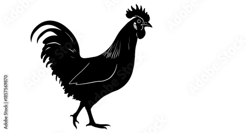 rooster silhouette design, rooster vector clipart illustration, rooster crowing vector clipart, rooster flat illustration vector, rooster head vector clipart, rooster profile vector illustration, roos