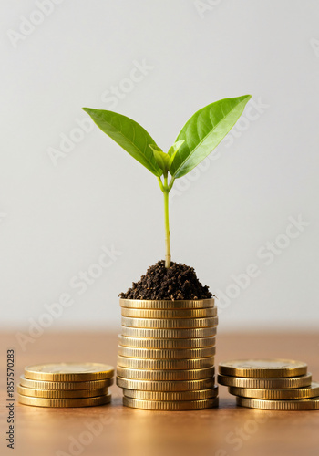 Investment growth and wealth building with financial success, capital investment, and strategic business planning for long-term financial security