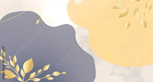 modern gold leaf abstraction, contemporary gilded canvas, minimalist gold foil backdrop, neutral and gold artwork, soft white and gold painting, beige gold leaf modern style, black and gold luxury tex