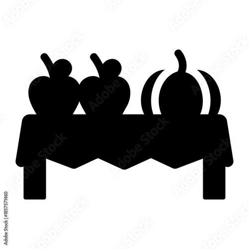 feast table Solid icon