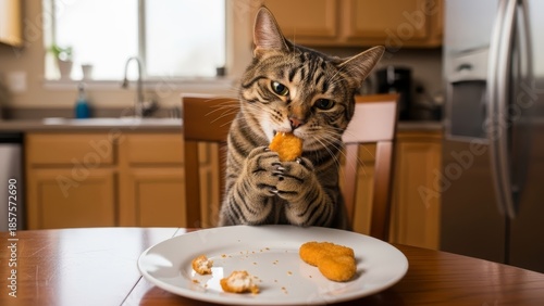 cat eating