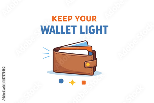 Keep your wallet light: minimalist brown leather wallet with cards