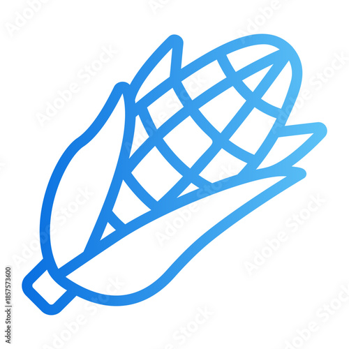 corn Line Gradient Icon
