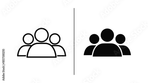 Community Representation: Symbolizing unity and cooperation, this image presents a simple yet powerful depiction of a group of people, highlighting the essence of togetherness.