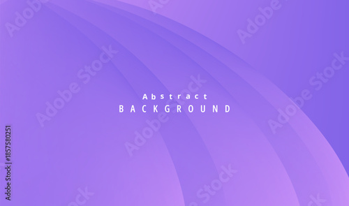 Minimalist abstract background featuring smooth overlapping curved lines in gentle shades of purple creating a flowing modern digital art visual presentation wallpaper