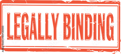 legally binding stamp seal text