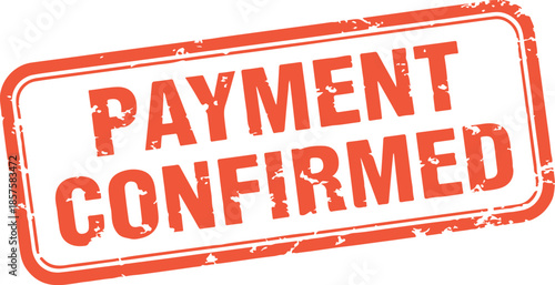 Payment confirmed stamp