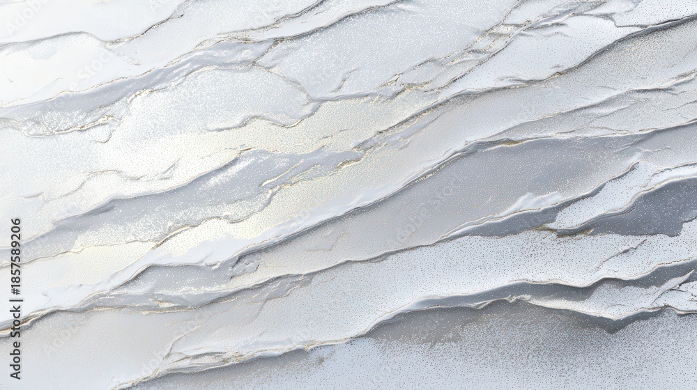 Obraz premium Abstract Silver and Gold Marble Fluid Art Background