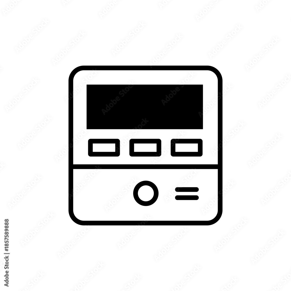Obraz premium 給湯器リモコンをイメージしたアイコン