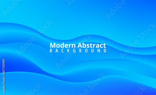 Mesmerizing flowing wave pattern background featuring vibrant cyan blue gradient layers and subtle smooth three dimensional organic shapes for digital presentation designs