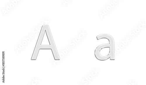 Glass Effect Letter  