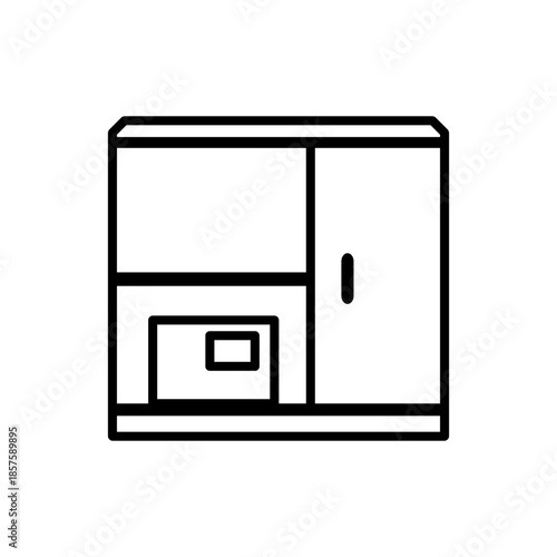 宅配ボックスをイメージしたアイコン