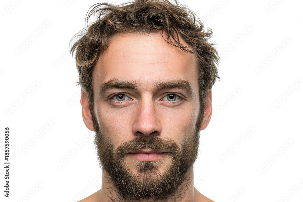 Obraz premium professional hyper realistic portrait render isolated on transparent background