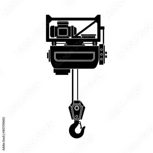Crane Hoist Lifting Equipment Industrial Machinery.